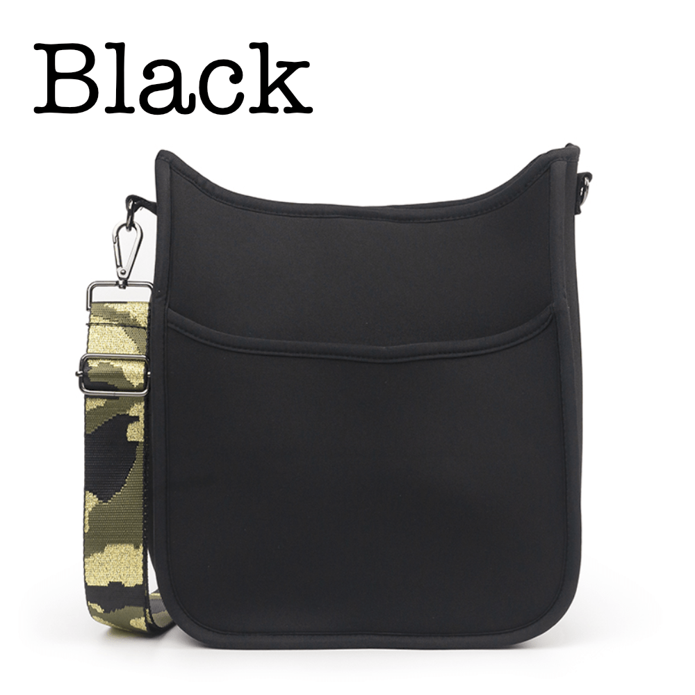 Neoprene Messenger in Black - Bags photo