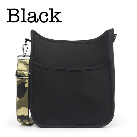 Neoprene Messenger in Black - Bags photo