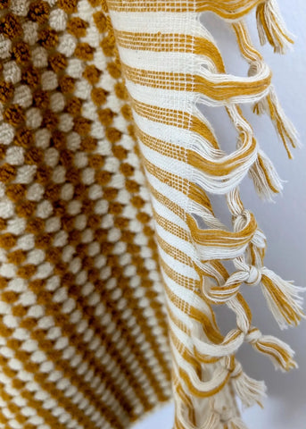 Bloom Collection – Oversized Turkish Cotton Bath Towel with Raised Texture and Hand-Tied Tassels - SwagglyLife Home & Fashion