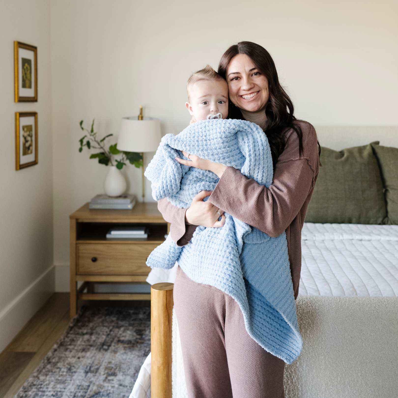 Saranoni Waffle Knit Receiving Blankets in - photo