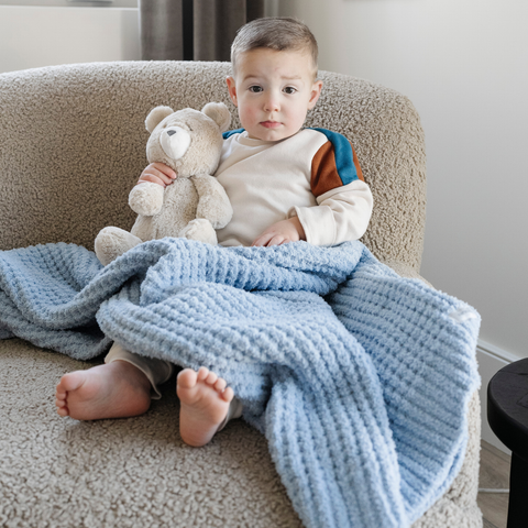 Saranoni Waffle Knit Toddler Blankets in - photo