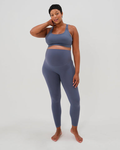 AXK CORE Curve Maternity Legging in Blue - photo