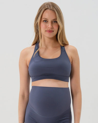 AXK CORE Full Support Nursing Bra in Blue - photo