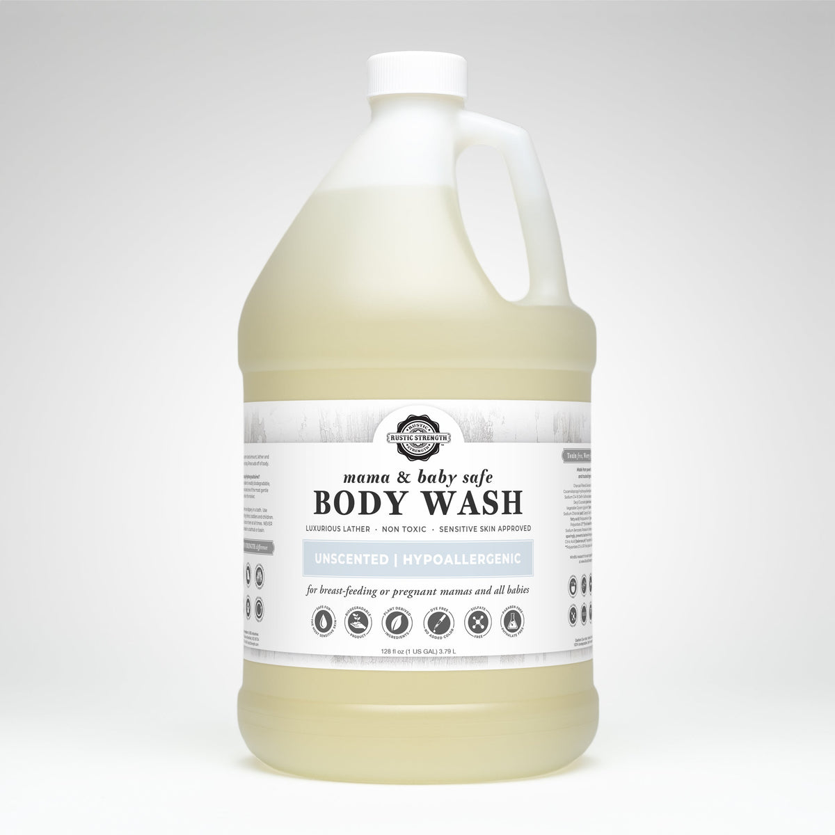 Moisturizing Body Wash | Mama + Baby Safe - Gallon Plastic