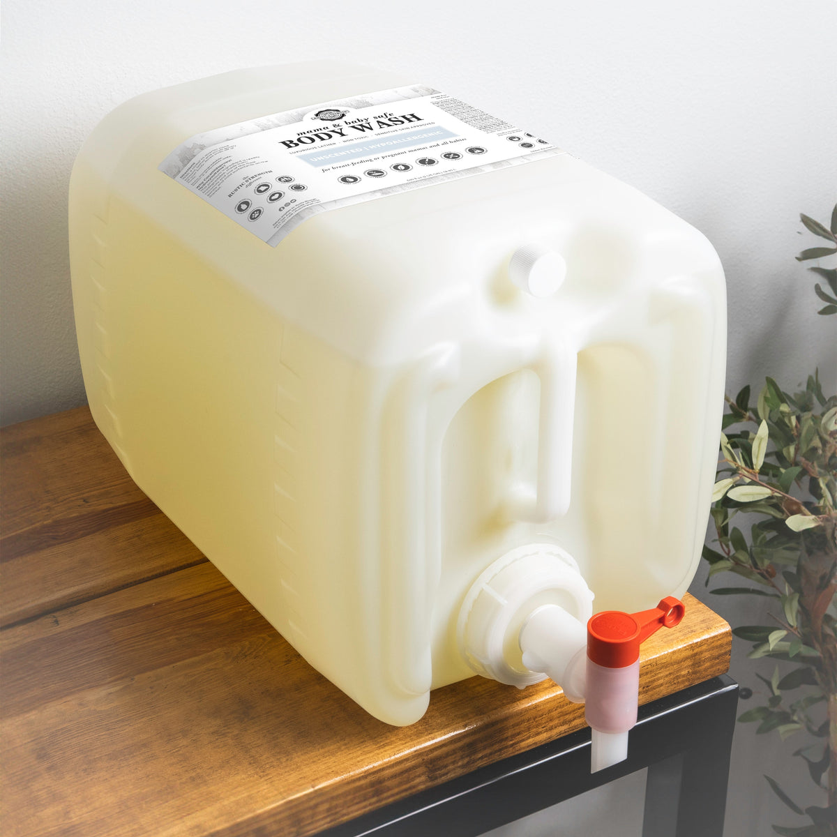 Moisturizing Body Wash | Mama + Baby Safe - 5 Gallon Eco Jug with Spout