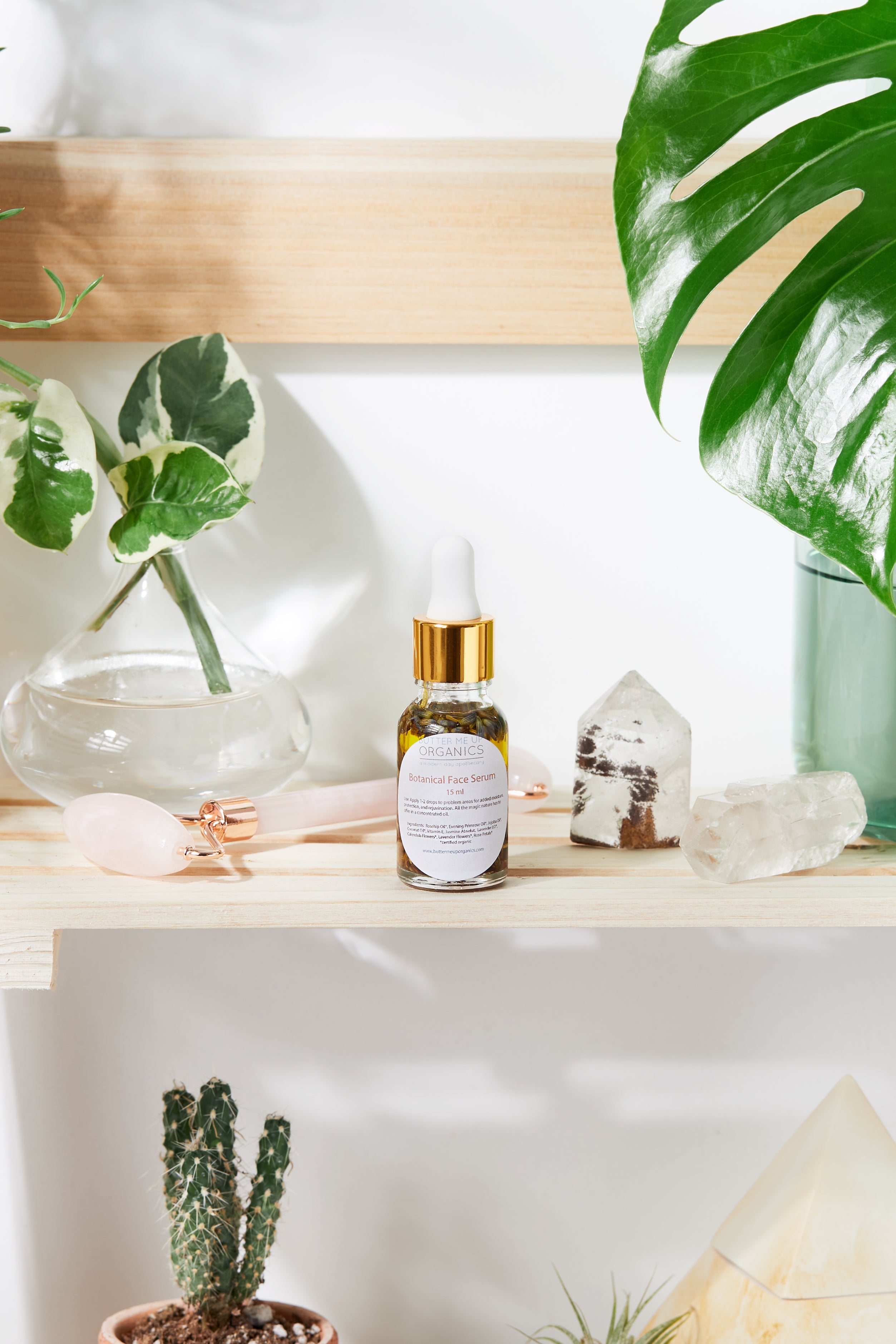 Anti Aging / Youth Serum / Facial Serum / Butter Me Up Organics / Botanical Serum / Herbal Oil / Fine Lines / Wrinkles / Face Oil Organic in - Face photo