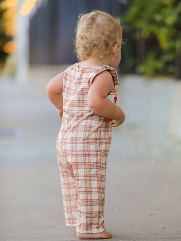 Thanksgiving Turkey Plaid Baby JonJon