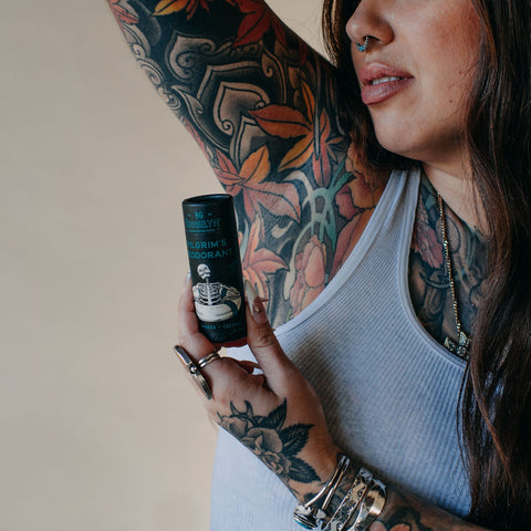 Pilgrim's® Blue Cyprus and Coconut Deodorant in - photo