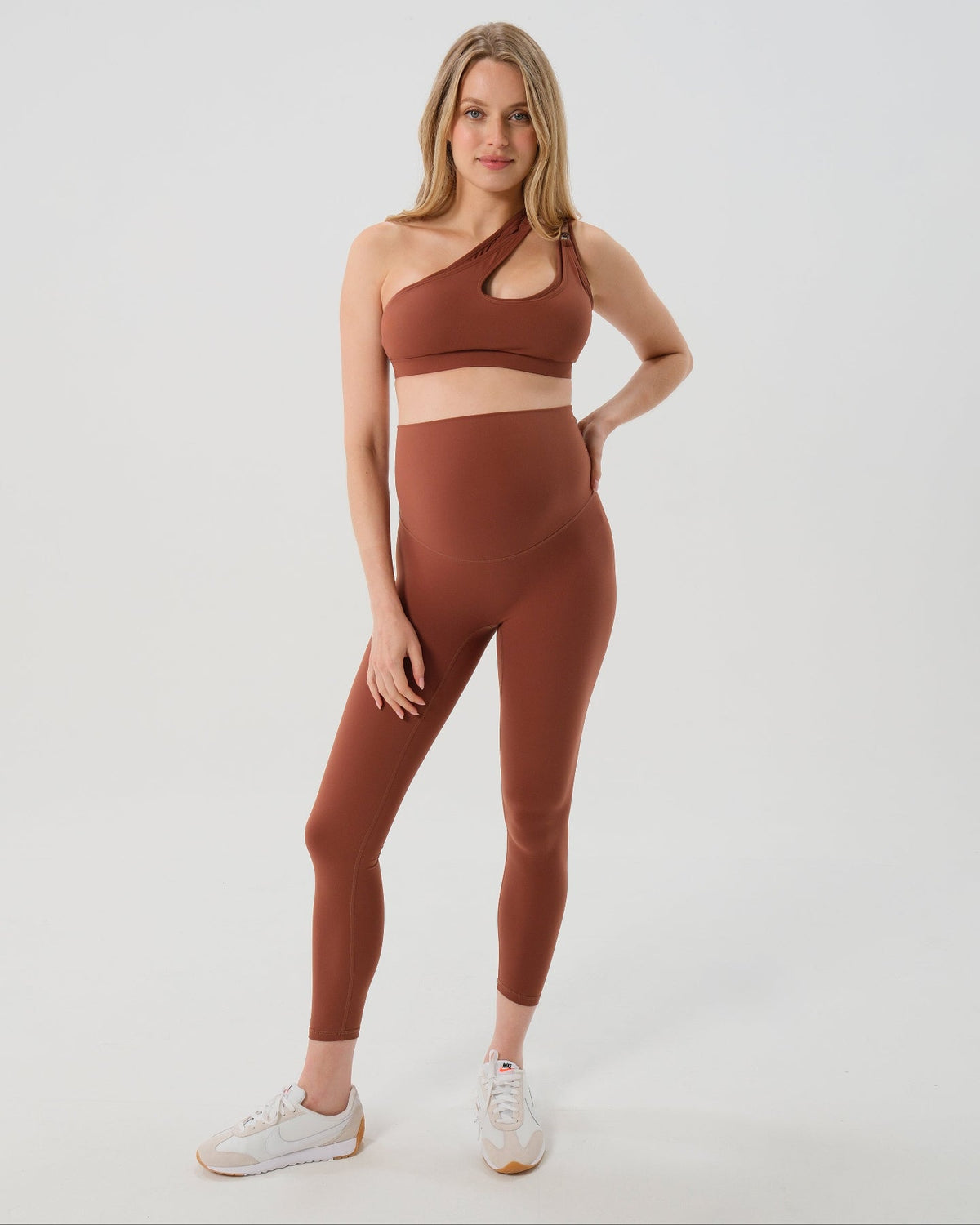 AXK CORE Classic Maternity Legging - Brown