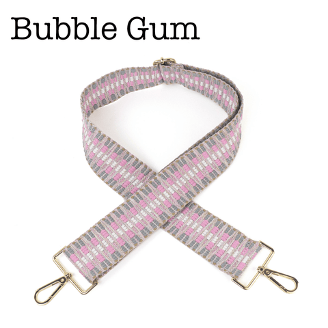 Bag Straps | 30 Styles in Bubble Gum - Bags photo