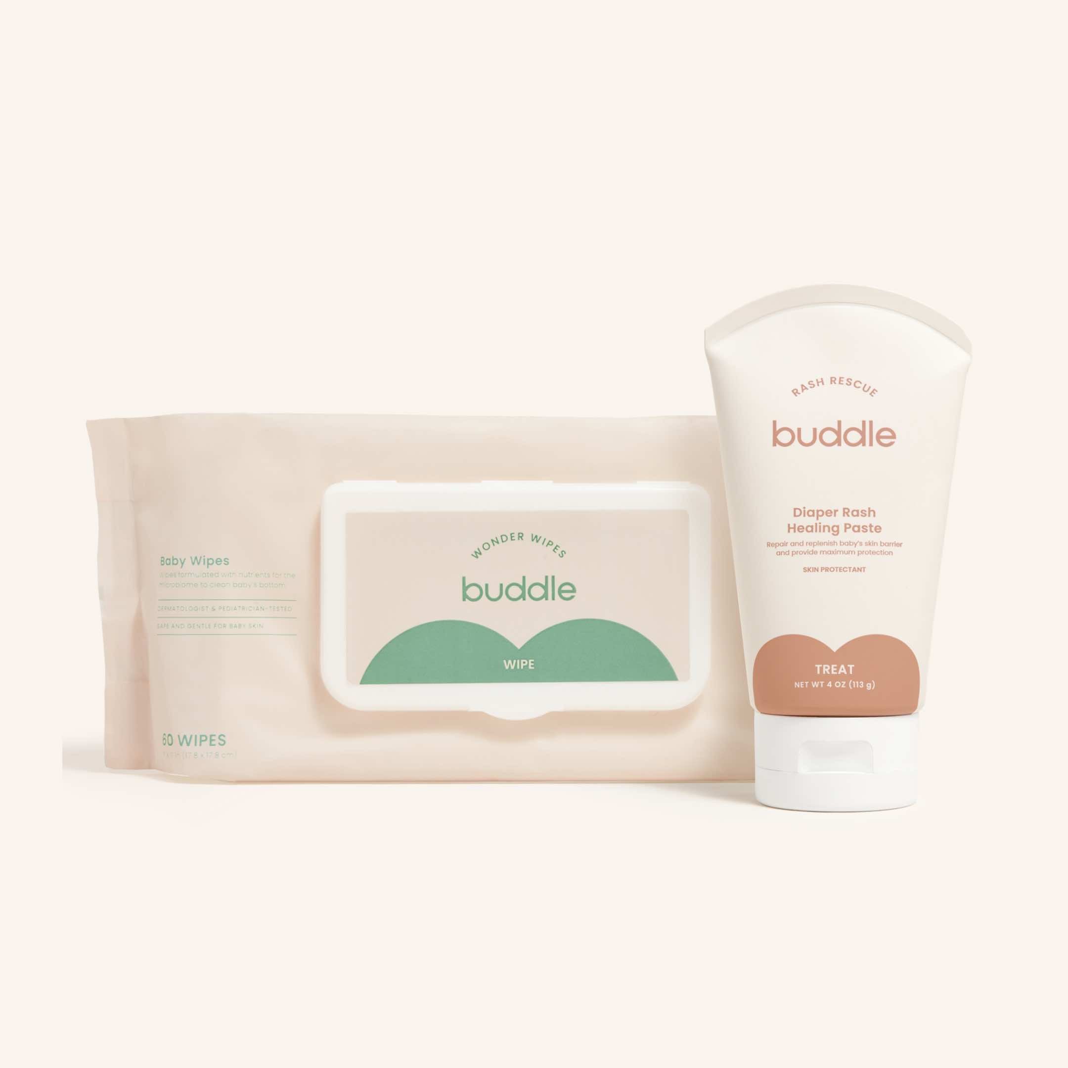 Buddle Wipe & Heal Bundle in - Diaper Rash Treatment photo