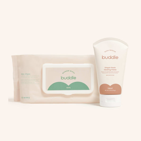 Buddle Wipe & Heal Bundle in - Diaper Rash Treatment photo