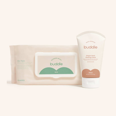 Buddle Wipe & Heal Bundle in - Diaper Rash Treatment photo