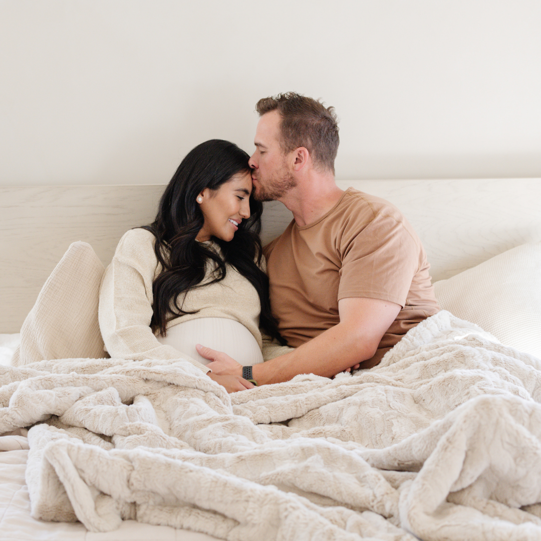 PATTERNED FAUX FUR THROW BLANKETS in Buff - Throw Blanket photo