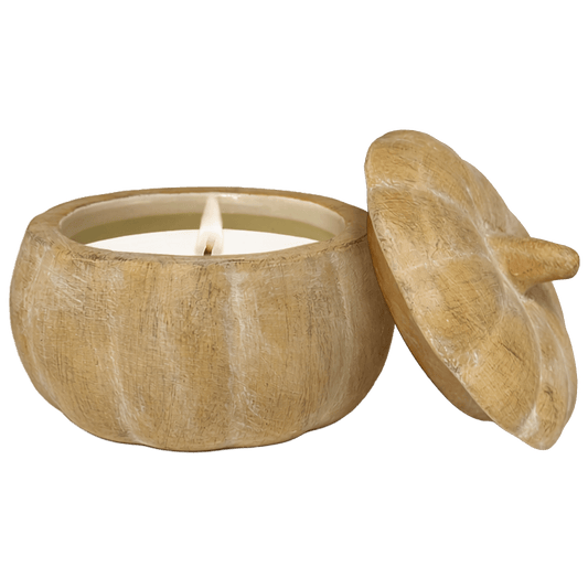 Pumpkin Spice Soy Candle - Ceramic Pumpkin Jar - 8 oz in - Candles photo