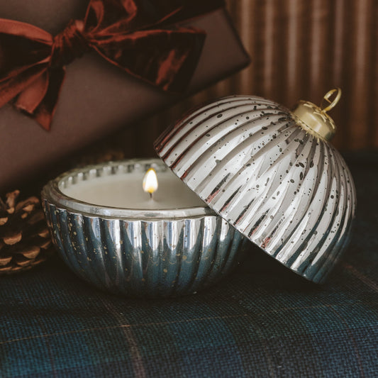Merry and Bright Soy Candle - Ornament Jar - 5 oz -