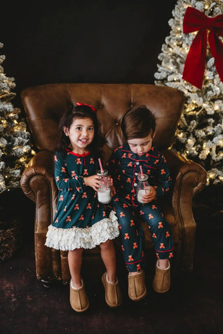 *PREORDER* Beary Merry Gown and Bloomers - SwagglyLife Home & Fashion