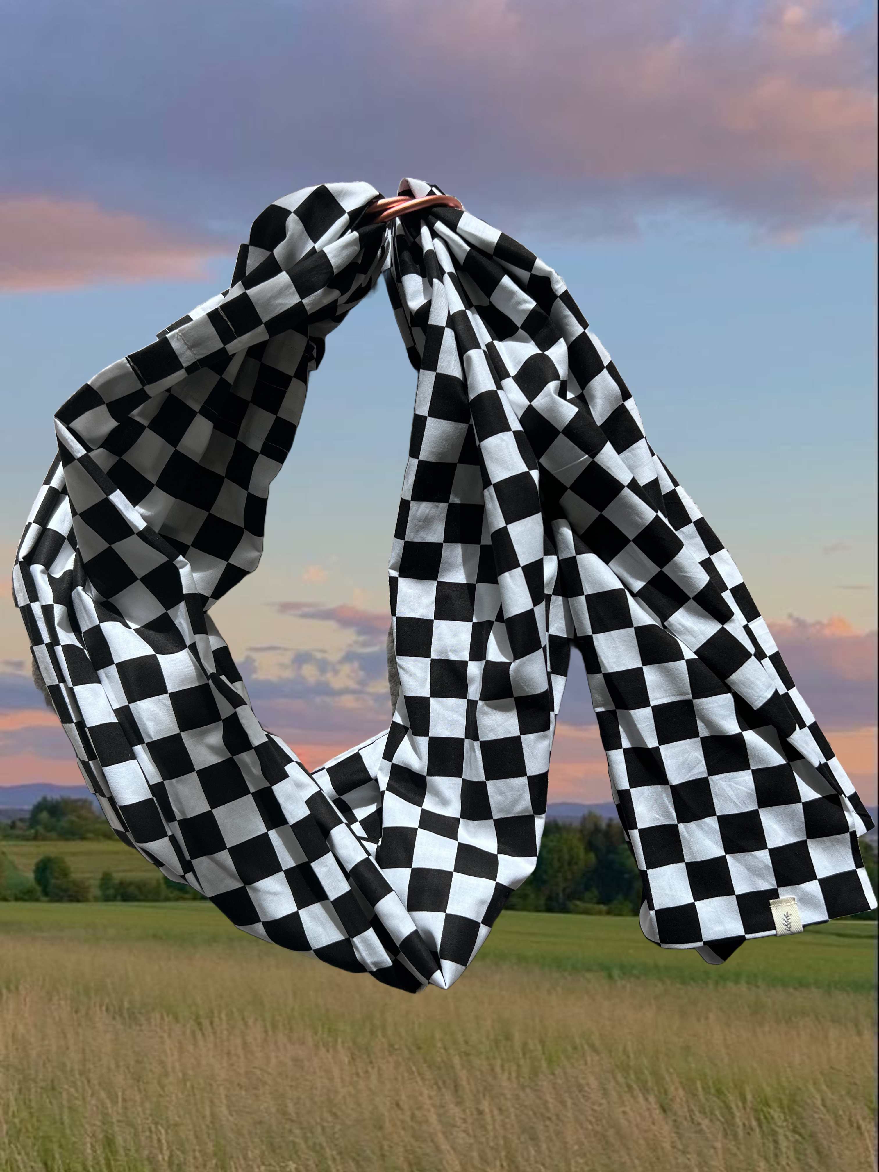 Black Race Ring Sling Carrier in - photo