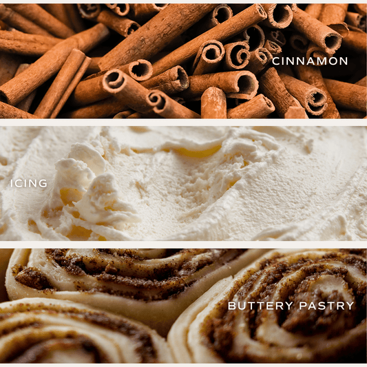 Cinnamon Rolls Soy Candle - Amber Jar - 9 oz in - Candles photo