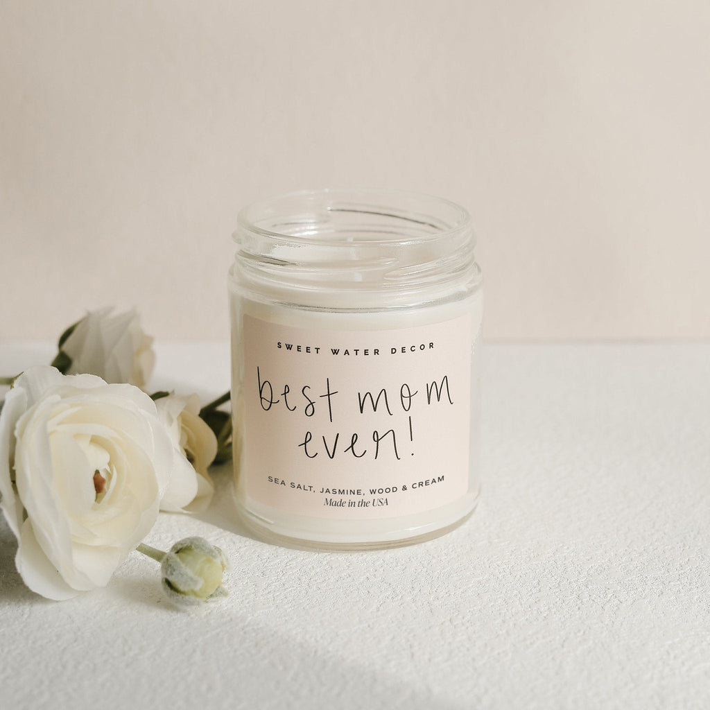Best Mom Ever! Soy Candle - Clear Jar - 9 oz (Spa Day) in - Candles photo