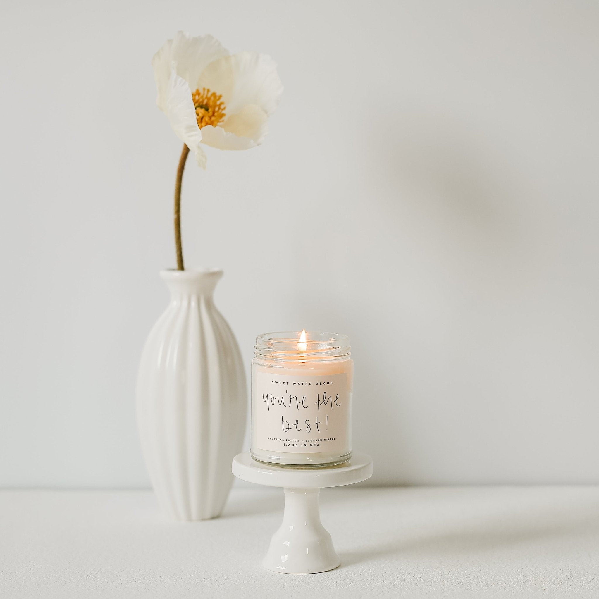 You're The Best! Soy Candle - Clear Jar - 9 oz (Island Air) in - Candles photo