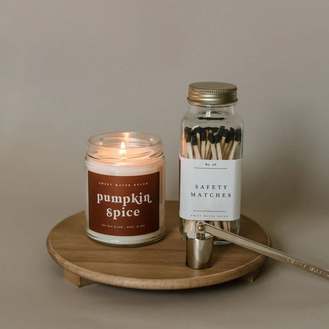 Black Tip Safety Matches - 60 Count, 3.75" - SwagglyLife Home & Fashion