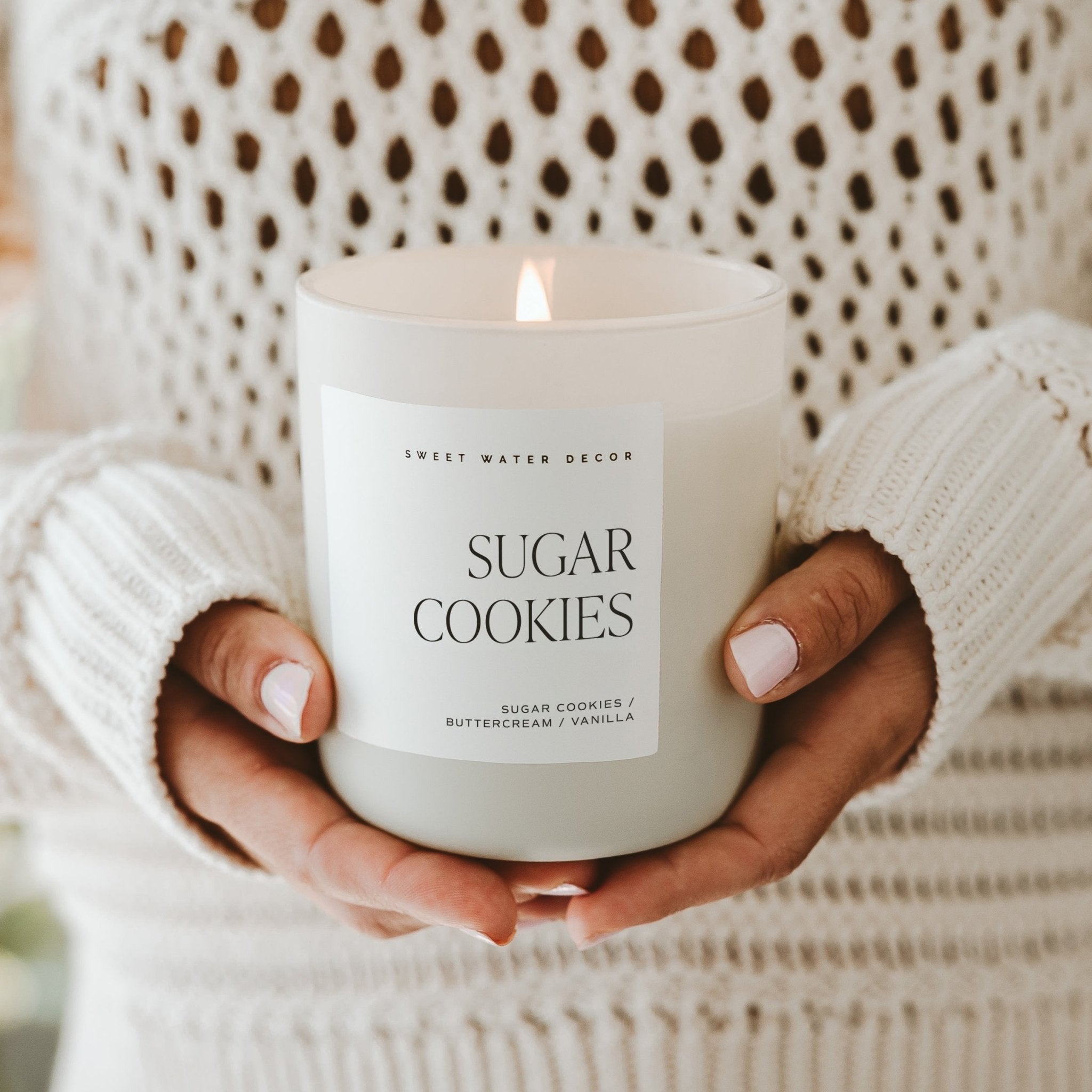 Sugar Cookies Soy Candle - Tan Matte Jar - 15 oz in - Candles photo