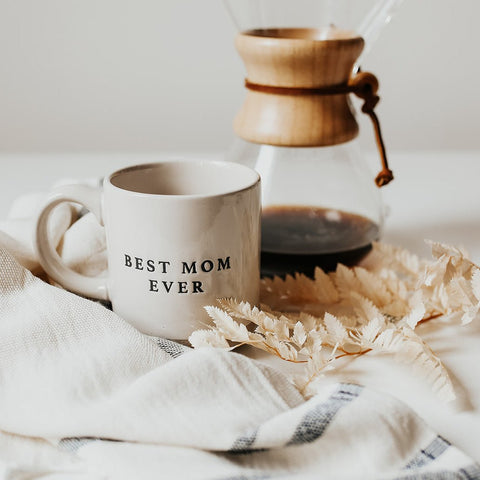 Best Mom Ever 14oz. Stoneware Coffee Mug in - Coffee Mugs photo