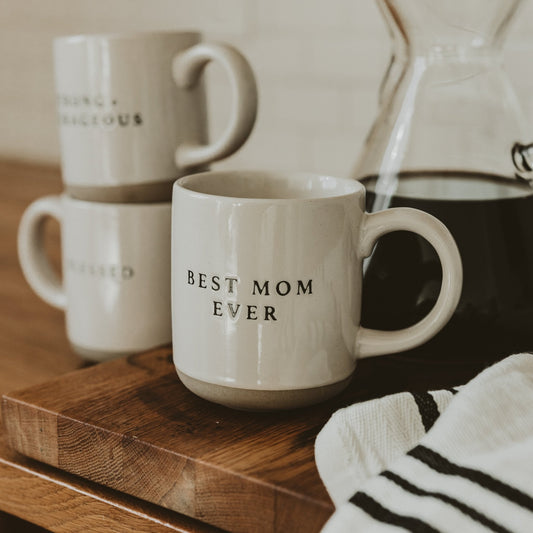 Best Mom Ever 14oz. Stoneware Coffee Mug in - Coffee Mugs photo