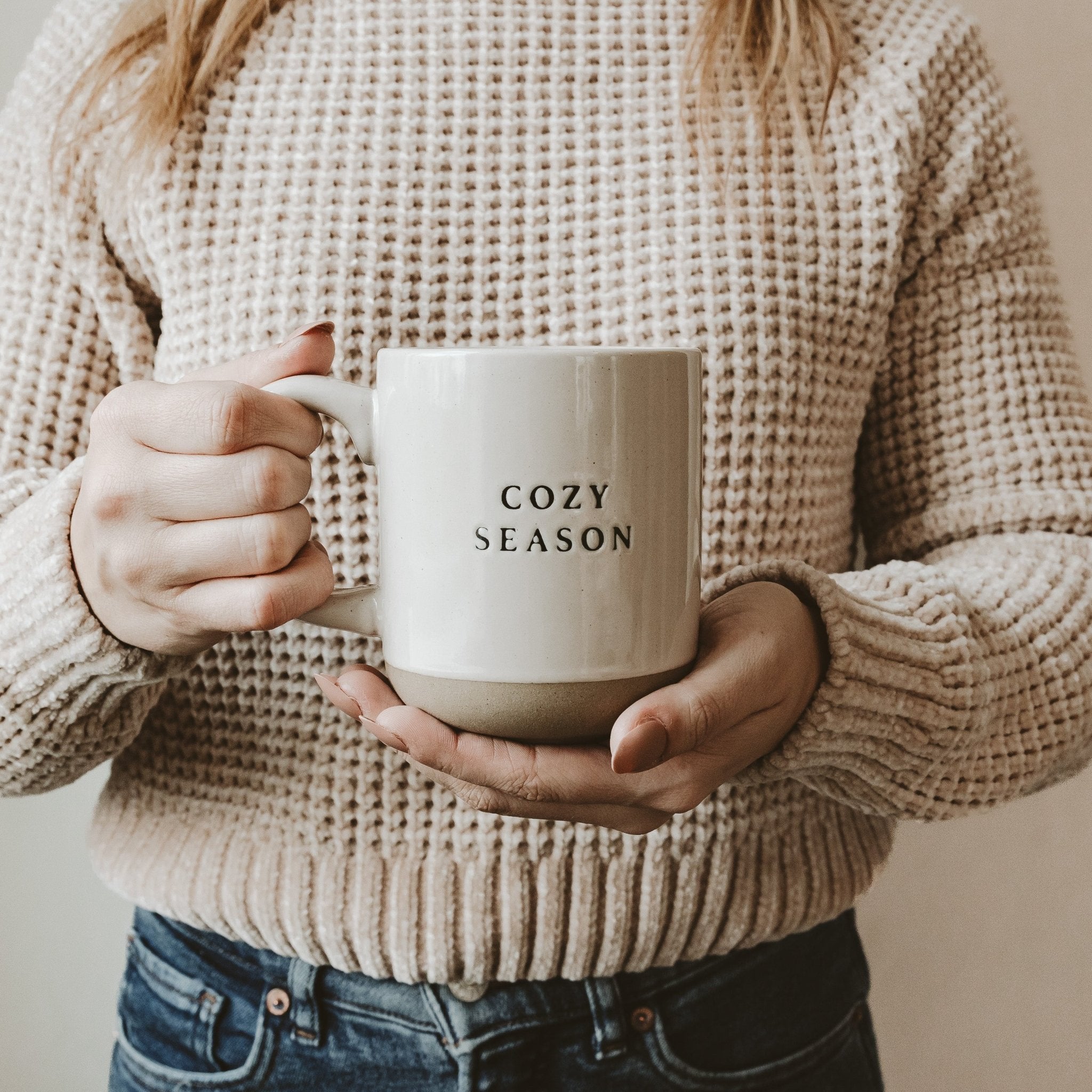 Cozy Season 14oz. Stoneware Coffee Mug - SwagglyLife Home & Fashion