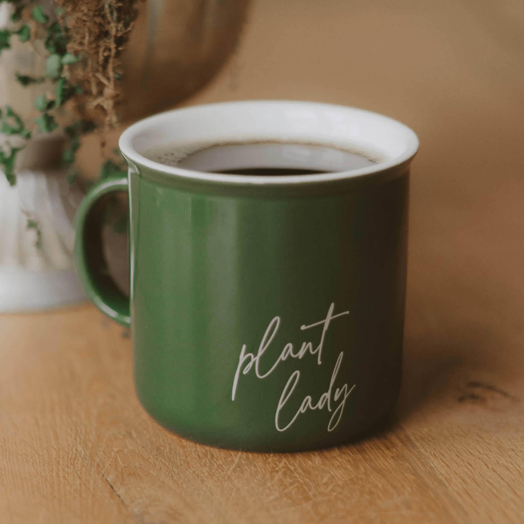 Plant Lady 11oz. Green Coffee Mug in - Coffee Mugs photo