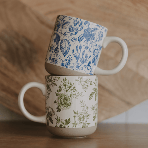Blue Delft 14oz. Stoneware Coffee Mug in - Coffee Mugs photo