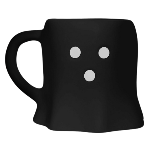 Black Ghost 12 oz Figural Coffee Mug -