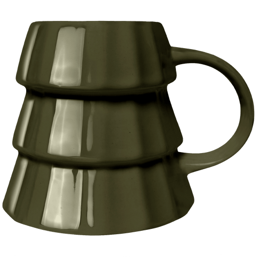 Green Tree 17oz. Figural Coffee Mug in - Coffee Mugs photo