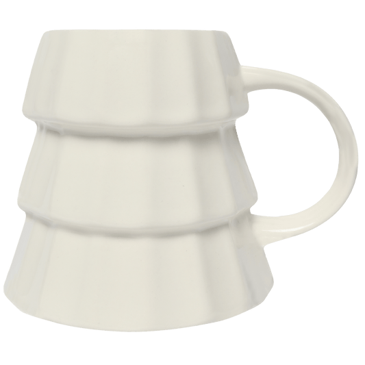 Cream Tree 17oz. Figural Coffee Mug in - Coffee Mugs photo