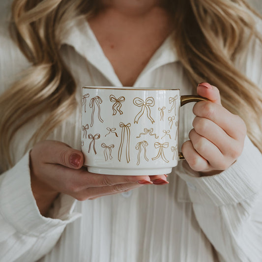 Bows 14oz. Coffee Mug in - Coffee Mugs photo