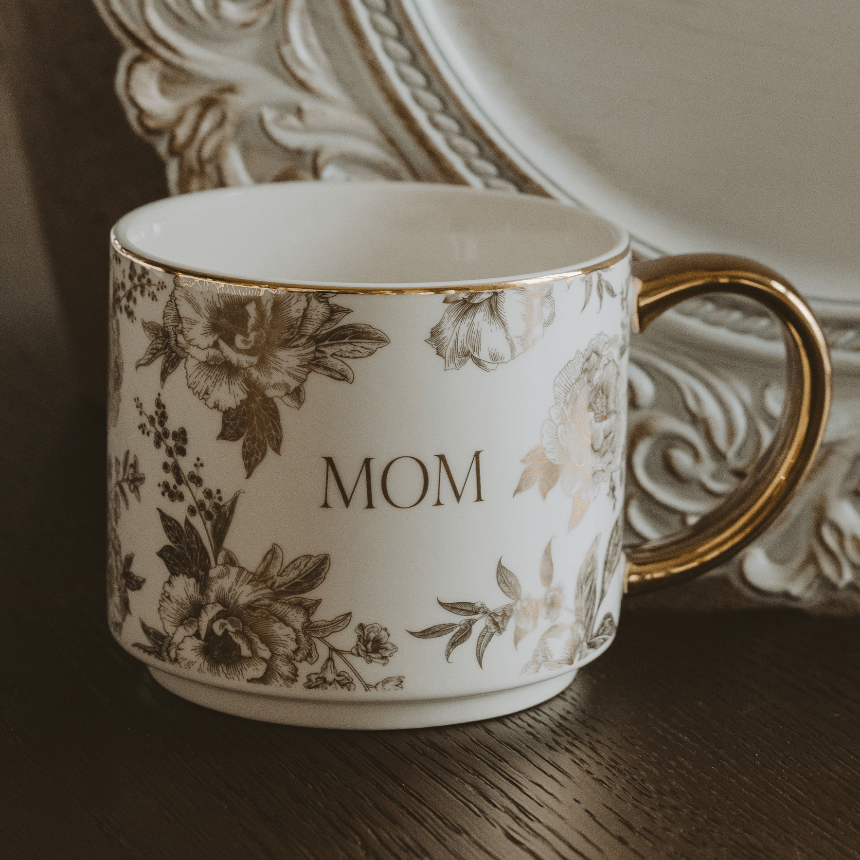Sweet Water Decor Gold Mom 14oz. Coffee Mug in - Coffee Mugs photo