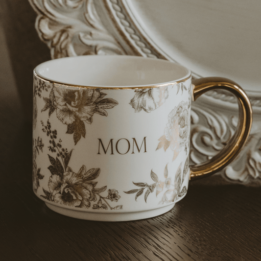Sweet Water Decor Gold Mom 14oz. Coffee Mug in - Coffee Mugs photo