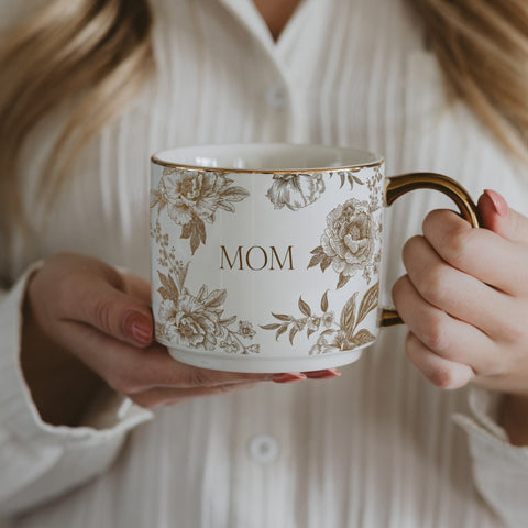 Sweet Water Decor Gold Mom 14oz. Coffee Mug in - Coffee Mugs photo