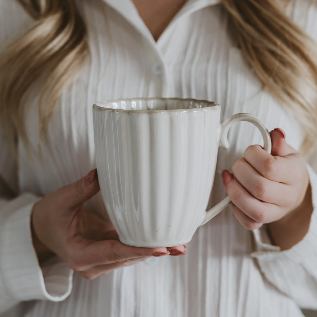 Scallop 20oz. Figural Coffee Mug in - Coffee Mugs photo