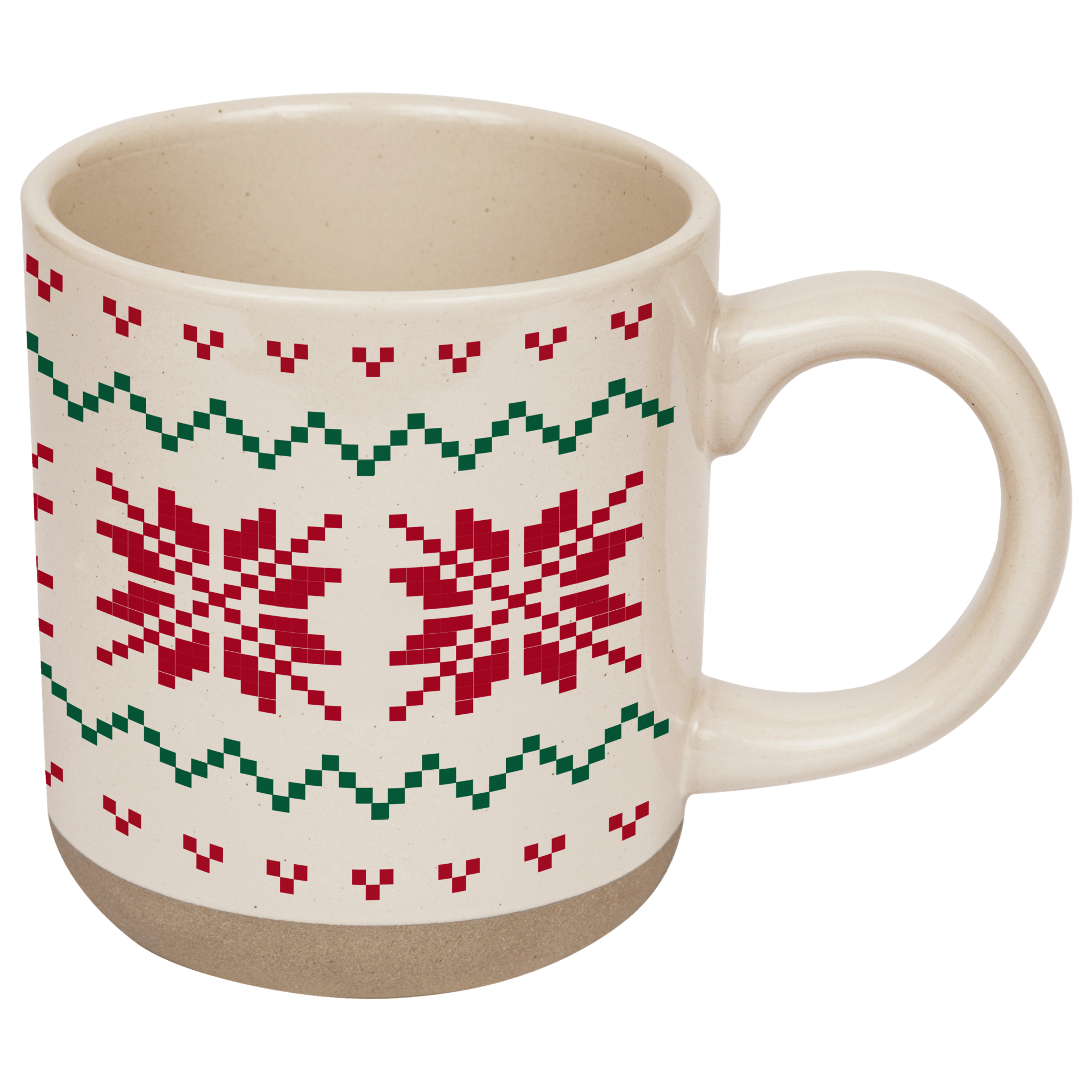 Fair Isle Sweater 14 oz Stoneware Coffee Mug