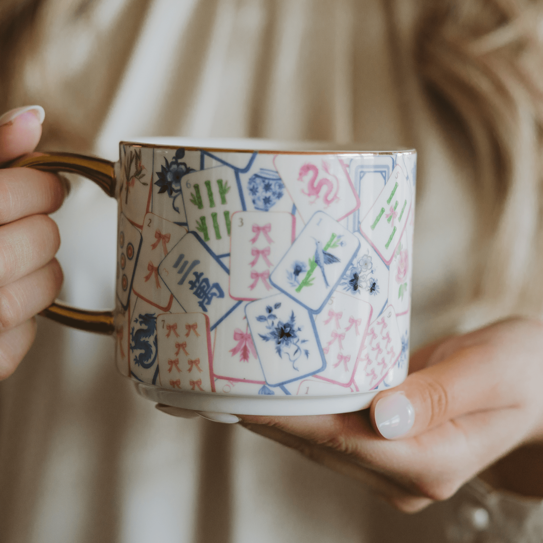 Mahjong 14 oz Coffee Mug