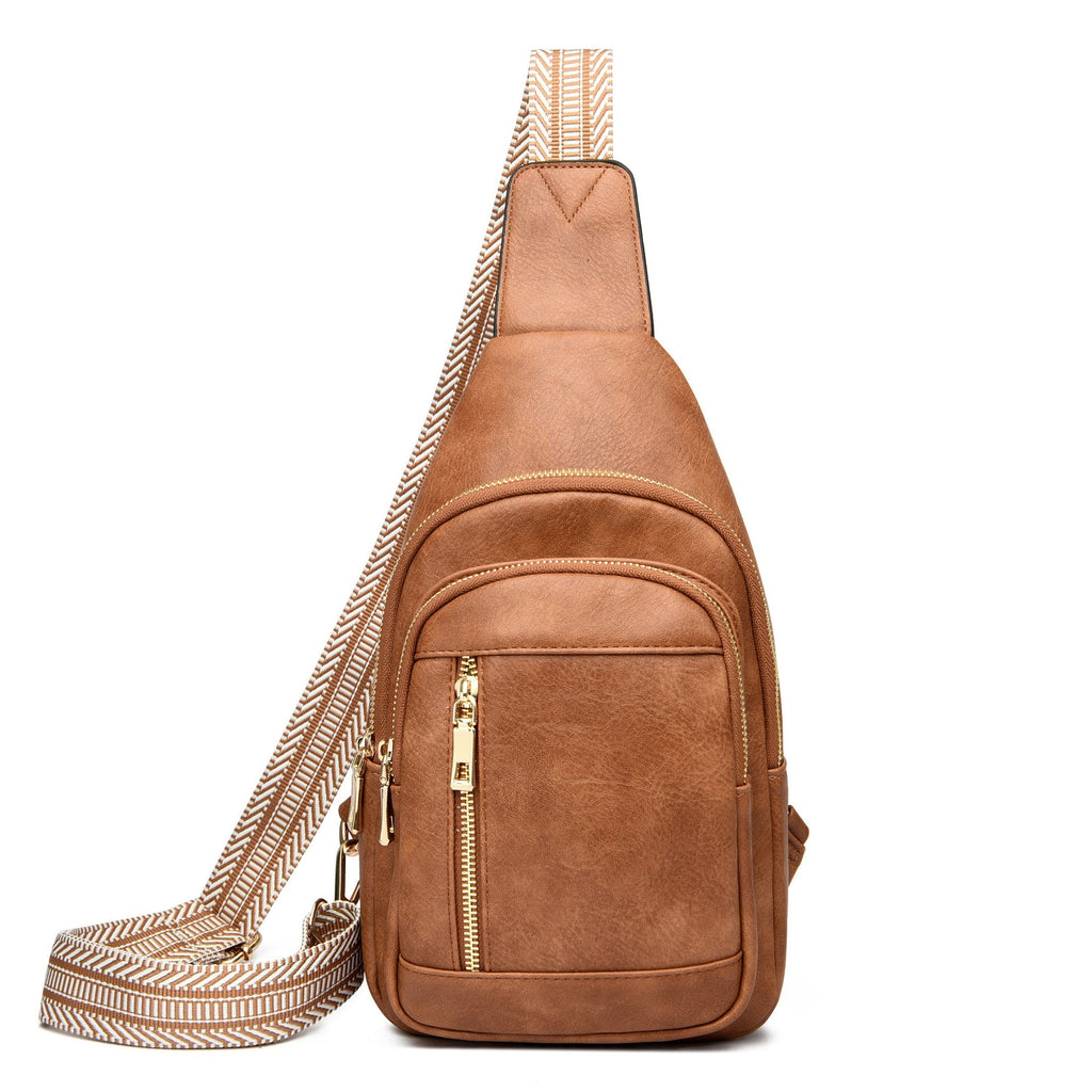 Genevive Sling Crossbody in Cognac - photo