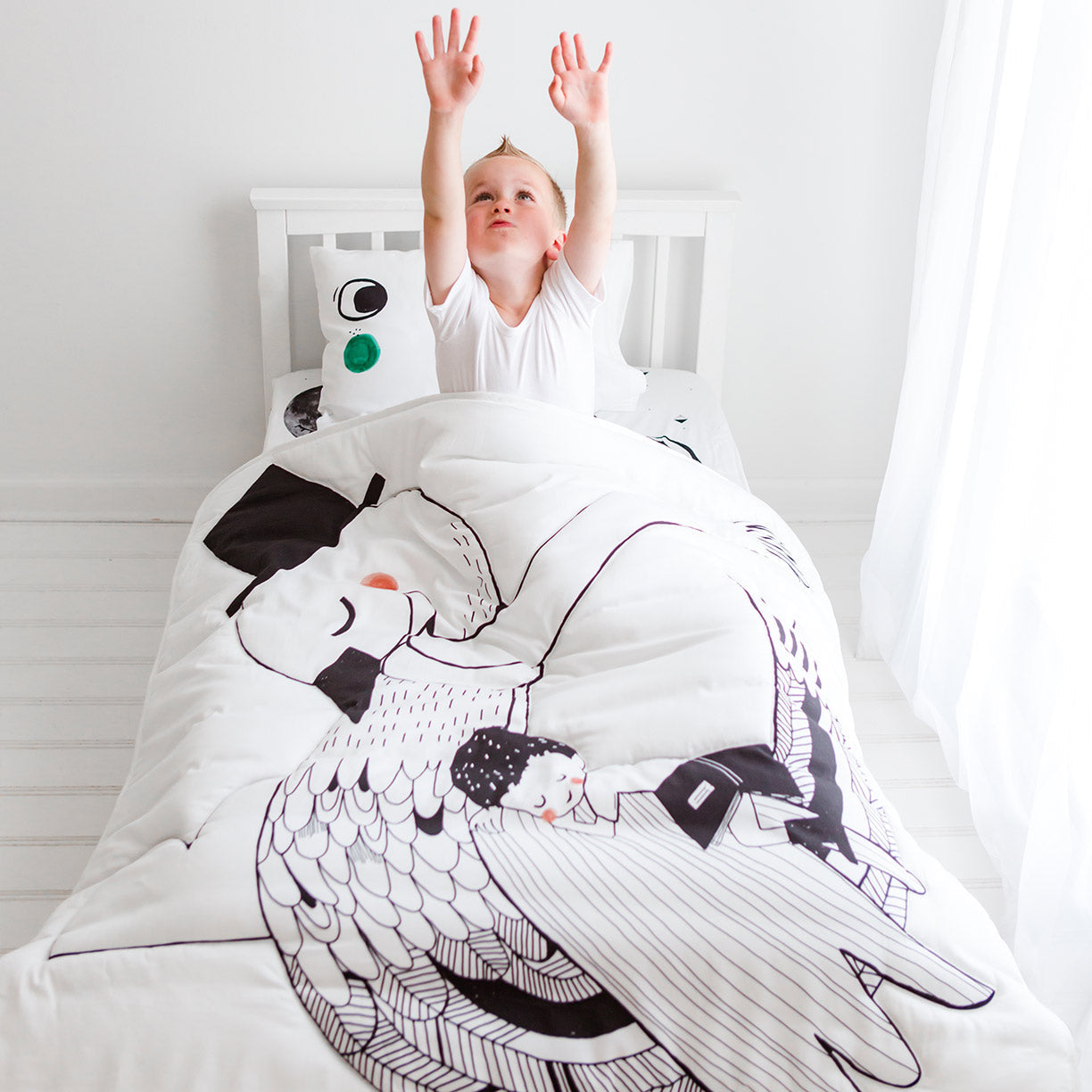 Swan Toddler Comforter in - Toddler Comforter photo