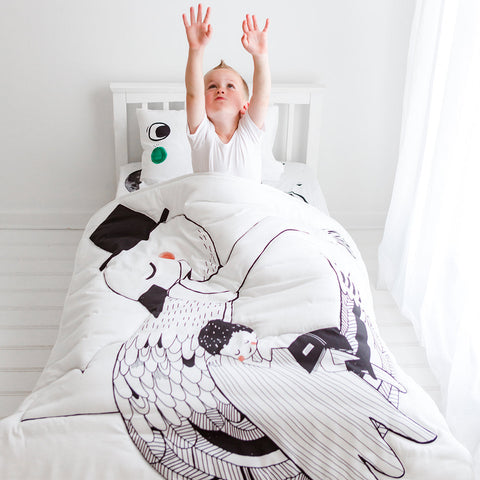 Swan Toddler Comforter in - Toddler Comforter photo