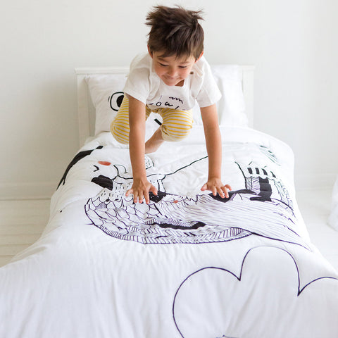 Swan Toddler Comforter in - Toddler Comforter photo
