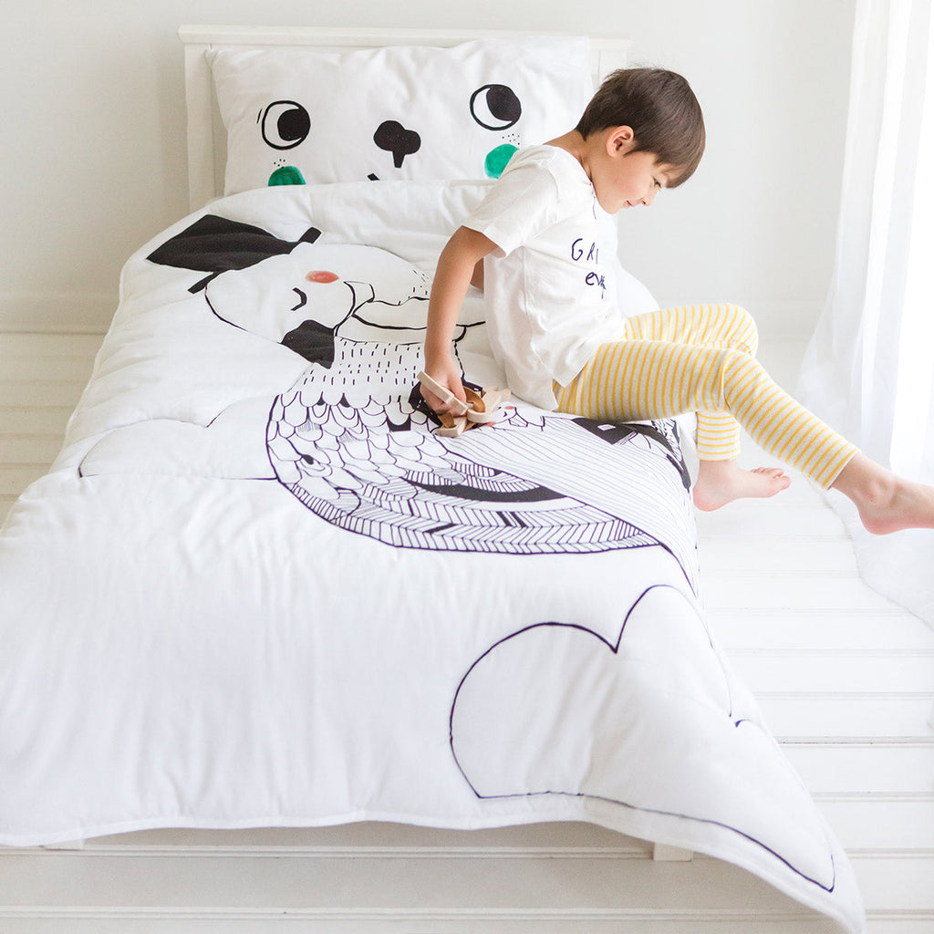 Swan Toddler Comforter in - Toddler Comforter photo