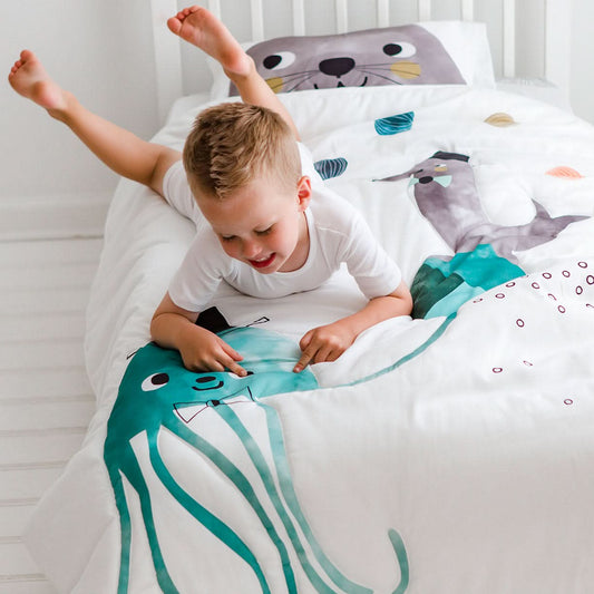 Jellyfish Toddler Comforter in - Toddler Comforter photo