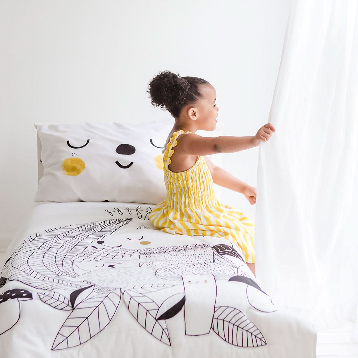 2-pack Happy Faces Standard Size Pillowcases in - Pillowcase photo