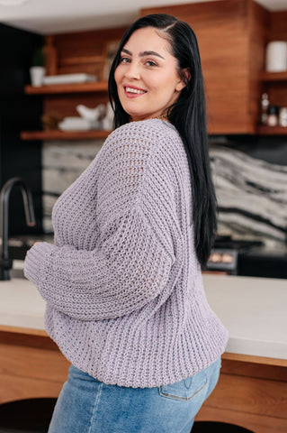 Captured My Interest Chunky V-Neck Sweater in - Tops photo